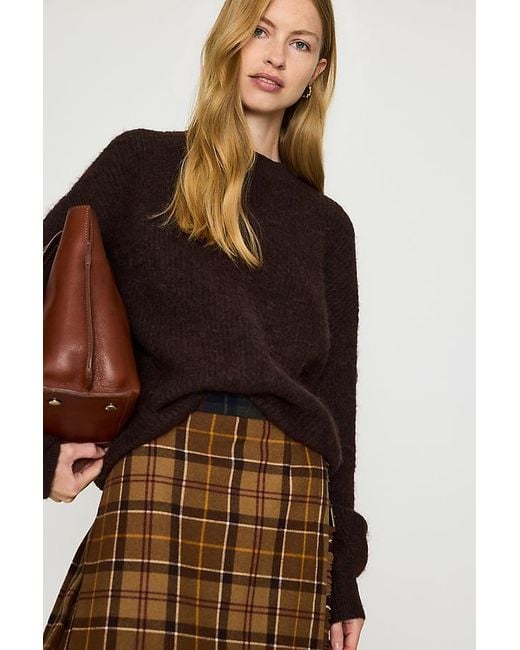 Barbour Brown Tanfield Wool-Blend Jumper