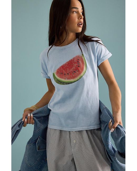 By Anthropologie Red Watermelon Graphic Baby T-Shirt