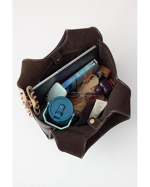 By Anthropologie Black The Contrast Tote Bag
