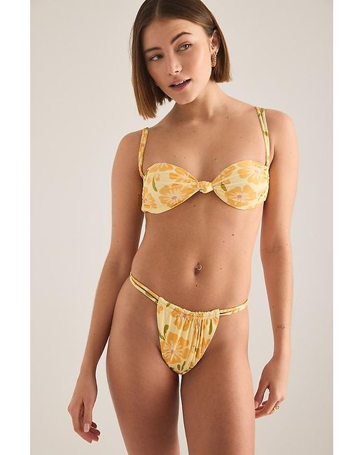 Wild Lovers Yellow Sundance Bikini Bottom