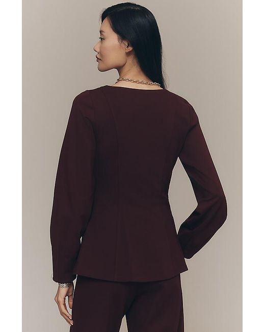 ALIGNE Blue Bonnie Ponte Blazer