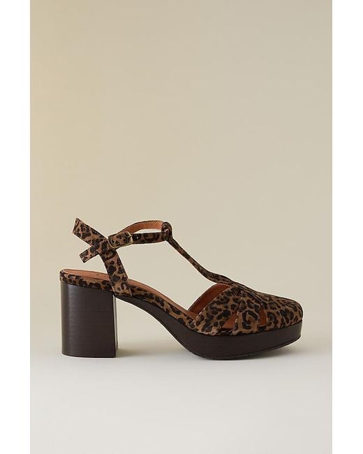 Esska Natural Celeste Platform Heels