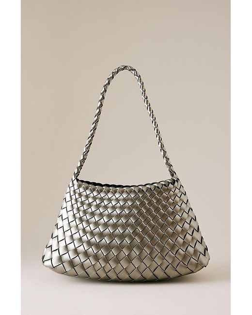 By Anthropologie Natural Calla Woven Shoulder Bag