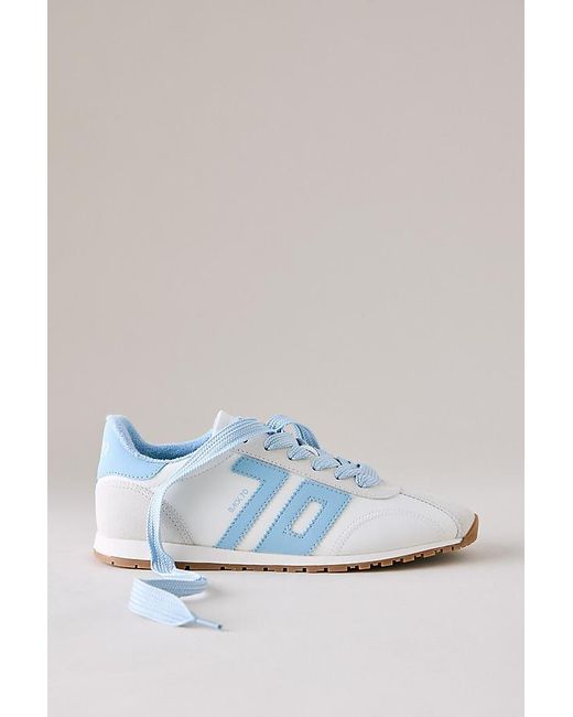 Back 70 Blue Nylon Trainers