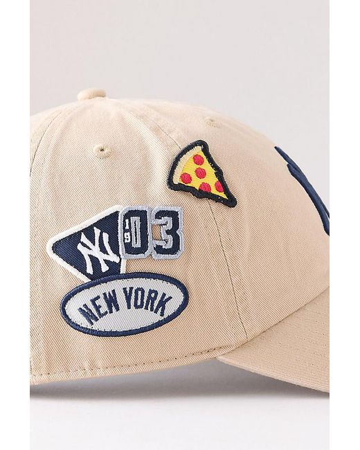 '47 Natural Yankees Badges Baseball Cap