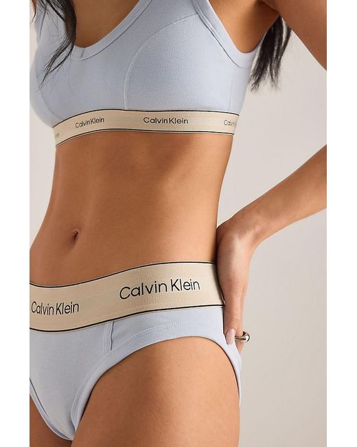 Calvin Klein Blue Bikini Briefs