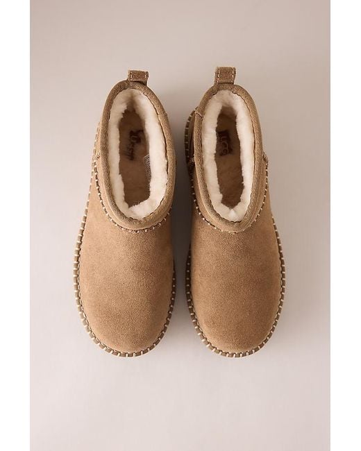Ugg Natural Stitch Classic Ultra Mini Boot