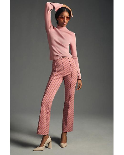Maeve Gray The Margot Kick-flare Cropped Trousers