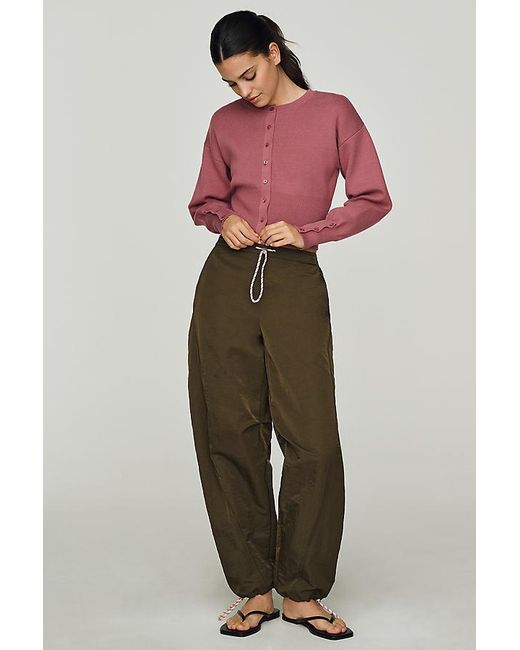 Daily Practice Pink Everyday Crew-Neck Cardigan