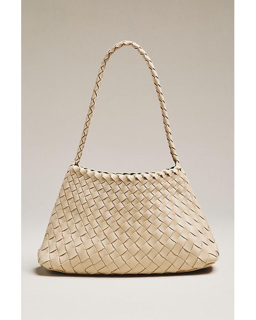 By Anthropologie Natural Calla Woven Shoulder Bag