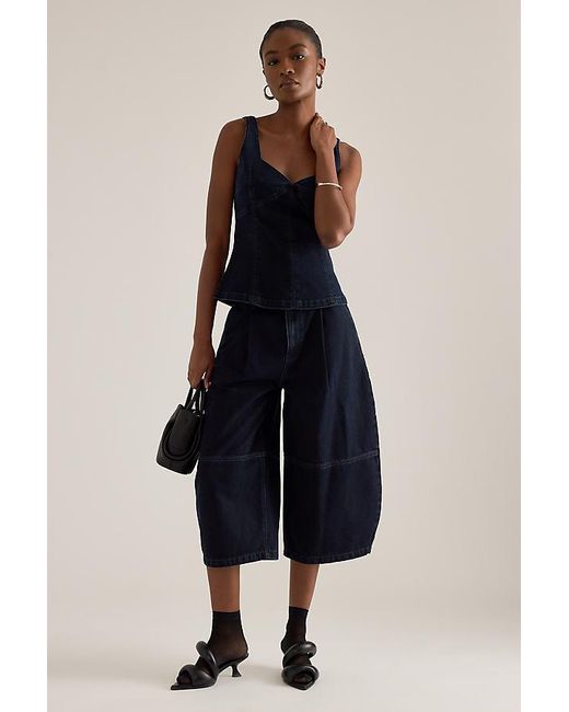 ALIGNE Blue Storm Denim Top