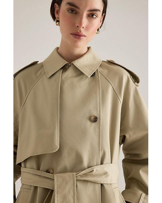 SELECTED Natural Kai Trench Coat