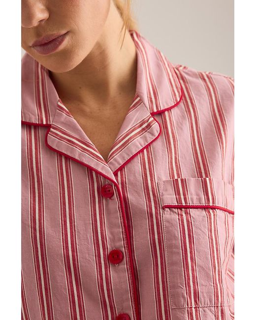 TBCo Pink Stripe Short Pyjama Set
