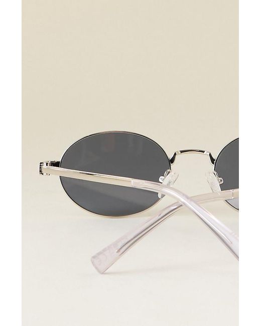 Le Specs Natural Poseidon Deux Oval Sunglasses