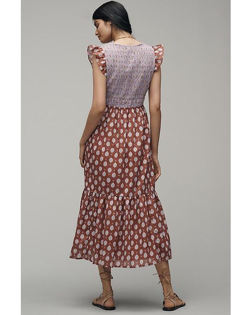 By Anthropologie The Peregrine Midi Dress in Purple | Lyst UK By Anthropologie The Peregrine Midi Dress in Purple | Lyst UK