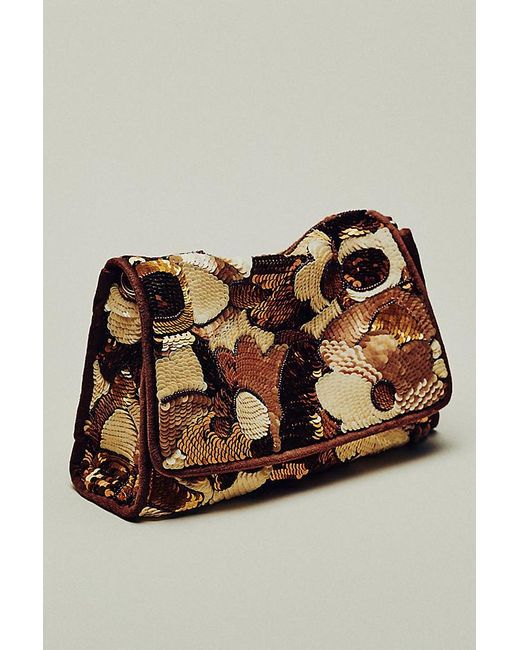 Maeve Brown Audra Beaded Shoulder Bag