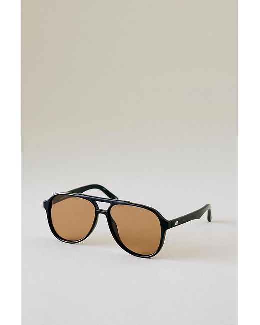 Le Specs Natural Tragic Magic Aviator Sunglasses