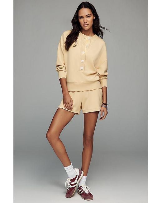 Varley Natural Reena Button-Front Pullover