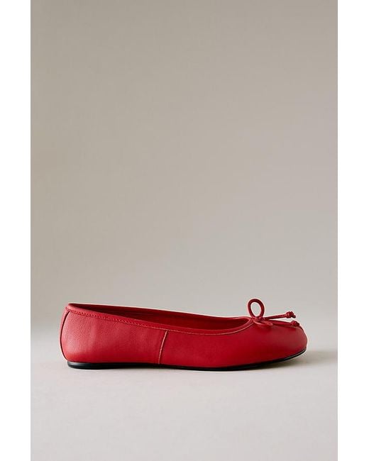 Matisse Red Mason Split-Toe Ballet Flats