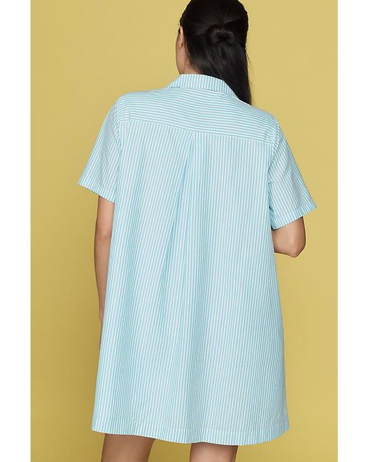 the pollie short sleeve swing tunic mini dress embroidered edition Dress With Hair Clip in Curry Baby Cord | Bonjour main image 0
