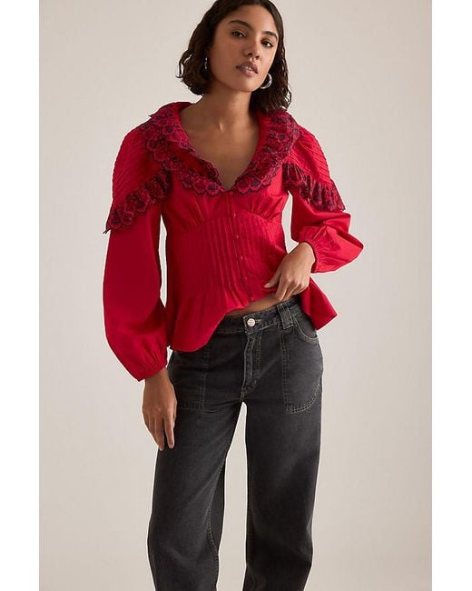 Damson Madder Red Sylvie Reversible Jeans