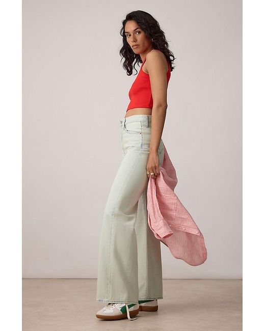 Levi's Black Ribcage Wide-Leg Jeans
