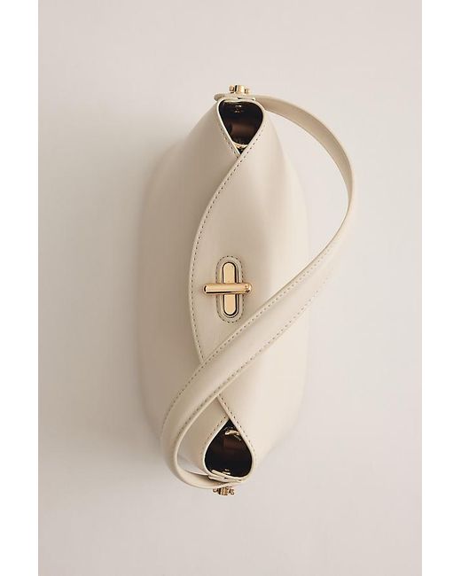 Melie Bianco Natural Lana Faux-Leather Shoulder Bag