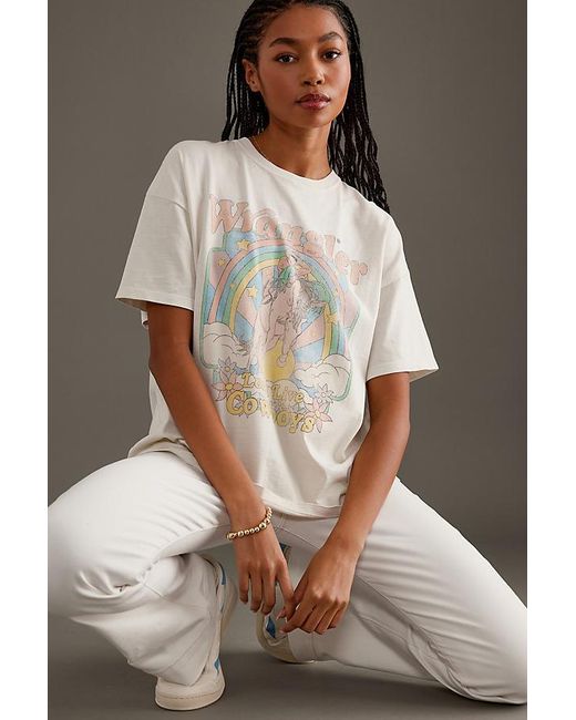 Wrangler White Graphic Girlfriend T-shirt