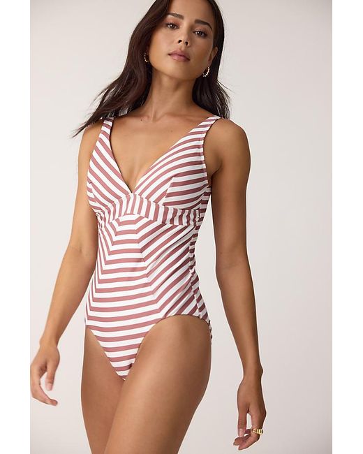 Bondeye Pink Scoop-Back One-Piece Swimsuit