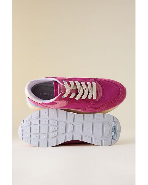 HOFF Pink City Retro Suede Trainers