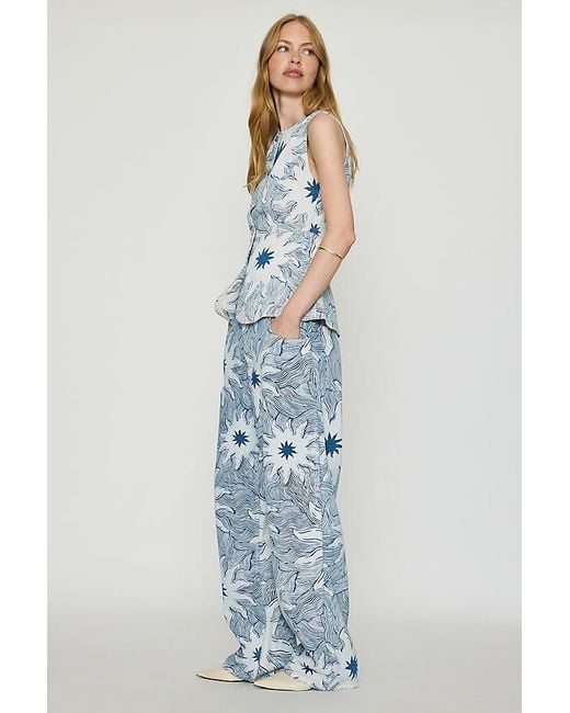Never Fully Dressed Blue Soleil Straight-Leg Jeans