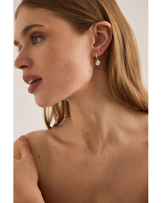 Rachel Jackson Natural Sterling Evolve Cone Huggie Hoop Earrings