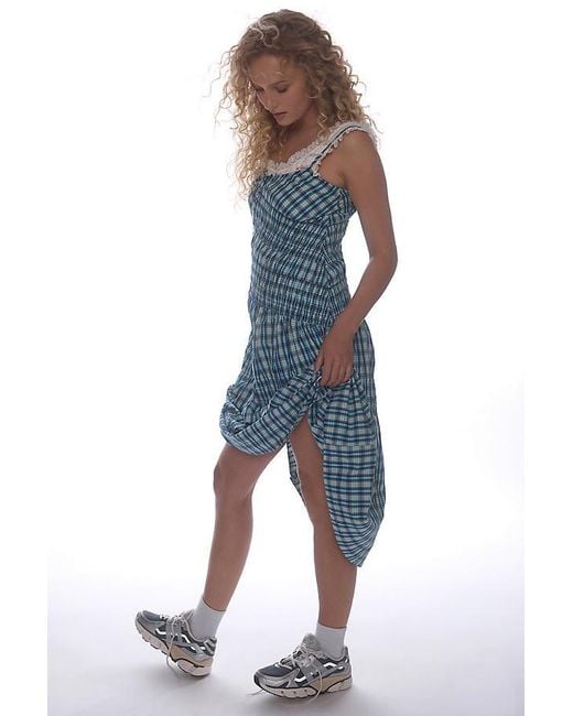 Damson Madder Blue Lyra Midi Dress