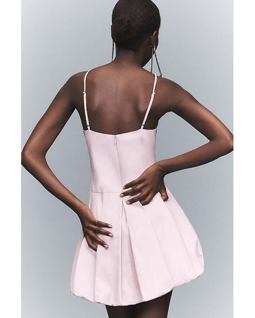 Astr White Tionna Bubble Mini Dress