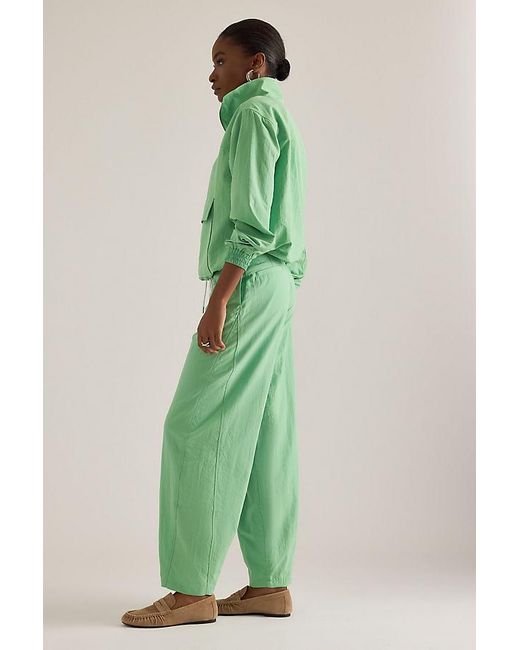 ALIGNE Green Gale Tracksuit Barrel Trousers