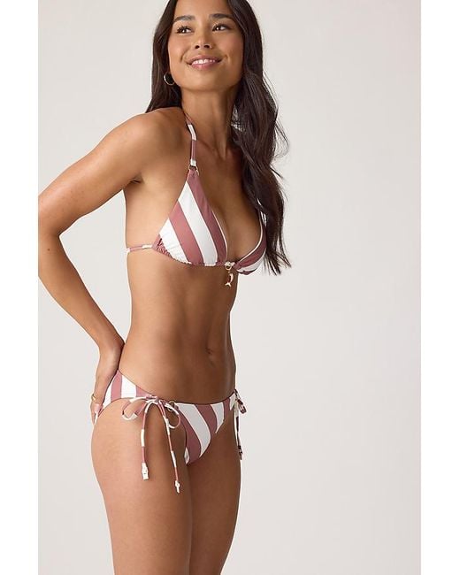 Sea Level Brown Amour Triangle Bikini Top