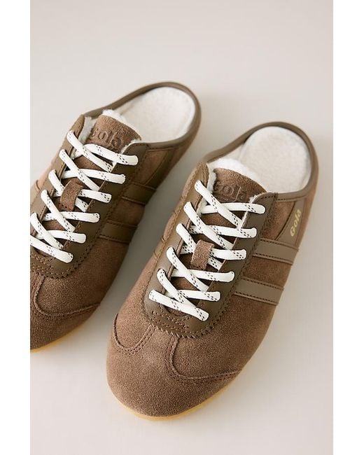 Gola Brown Cleora Mule Trainers