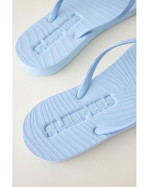 Sleeper Blue Tapered Flip Flops