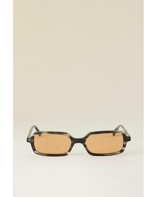 Messyweekend Natural Milo Rectangle Sunglasses