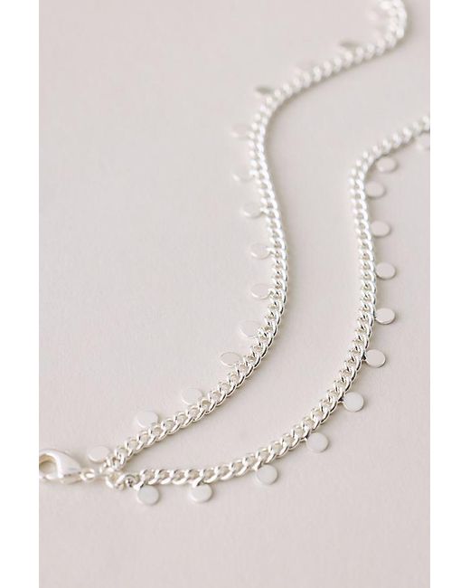 By Anthropologie Metallic Ibiza Disc Multi-Layer Bracelet