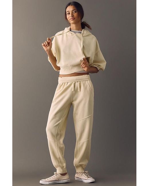 Daily Practice Natural Drawstring Hoodie