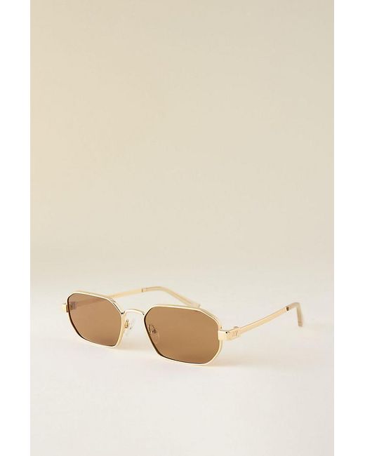 Le Specs Natural Mythic Square Sunglasses