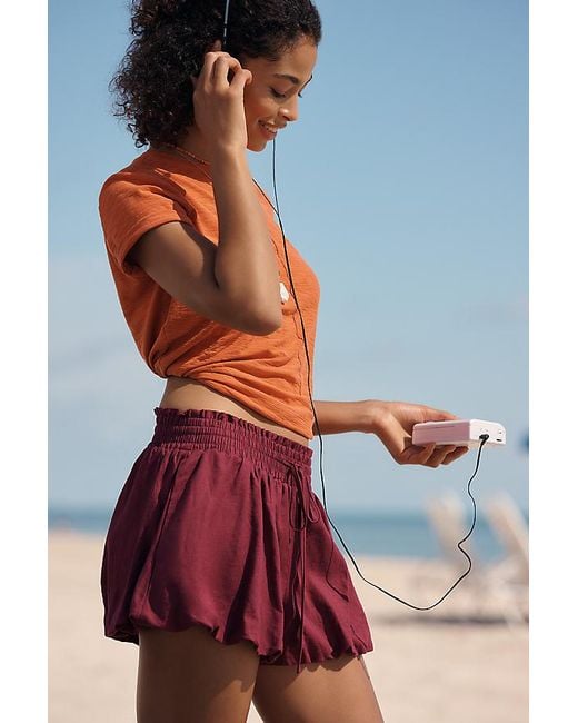 Celandine Blue Bubble Bloomer Shorts