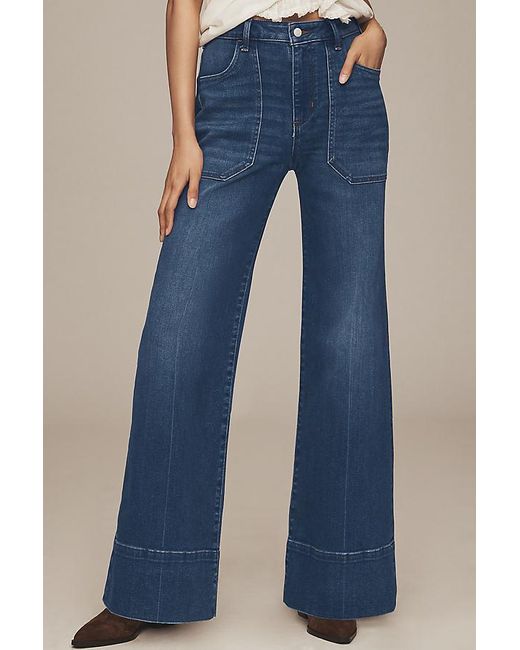 Pilcro Black The Rylan Relaxed High-Rise Flare Jeans By