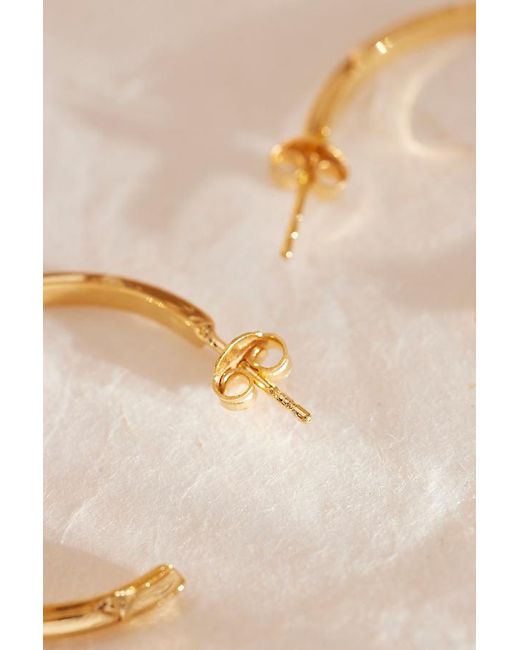 Rachel Jackson Black Large Arrow Spike Hoop Earrings
