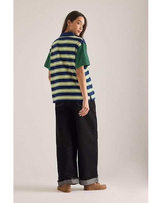 Damson Madder Green Zia Rugby Shirt