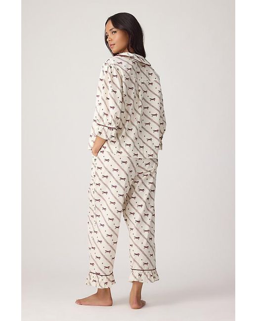 TBCo Natural 100% Cotton Cropped Pyjama Set
