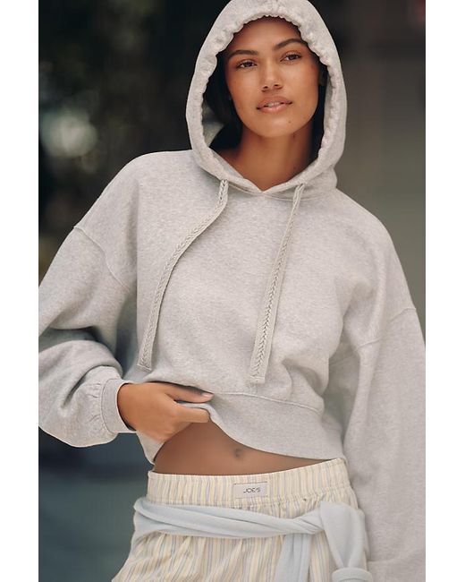 Daily Practice Gray Drawstring Hoodie