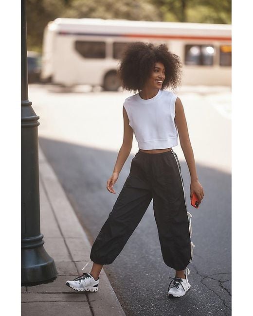 Daily Practice by Anthropologie Black Bowline Parachute Pants
