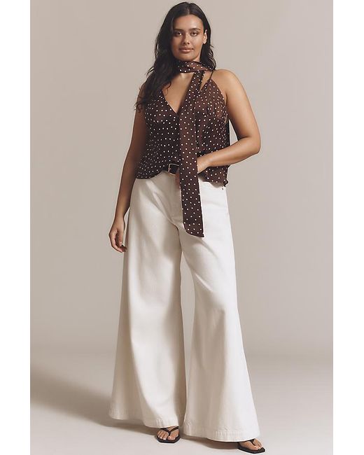 Kasper Women's Printed Moss Crepe Square Neck Cami – Flowy & Feminine Top For Casual Or Layered Looks
